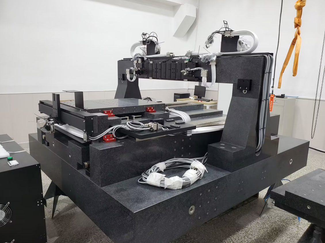 الجرانيت بين قوسين أجزاء آلة التصنيع باستخدام الحاسب الآلي للصناعة